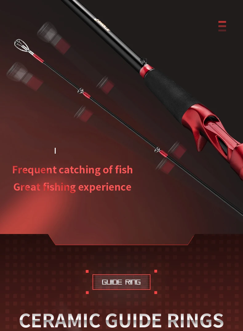 [U.S. Free Shipping ]FLAME 1 Piece Fishing Rod Lure Rod Freshwater ...