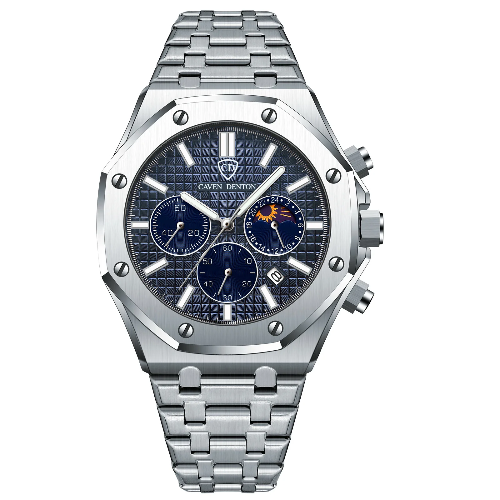 Luxury Waterproof Quartz Watch with Custom Logo