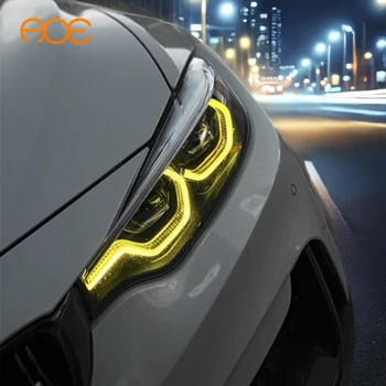 2018-2020 for BMW M3 M4 F80 F82 F83 CSL Yellow LED Headlights DRL Boards LED Angel Eyes Module