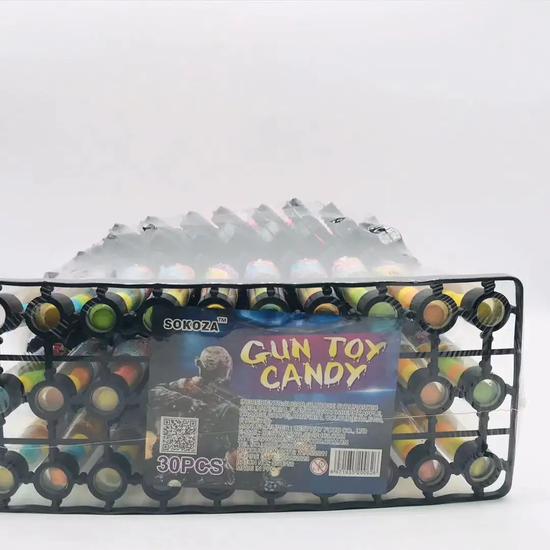 
 Игрушечные конфеты с черным пистолетом  