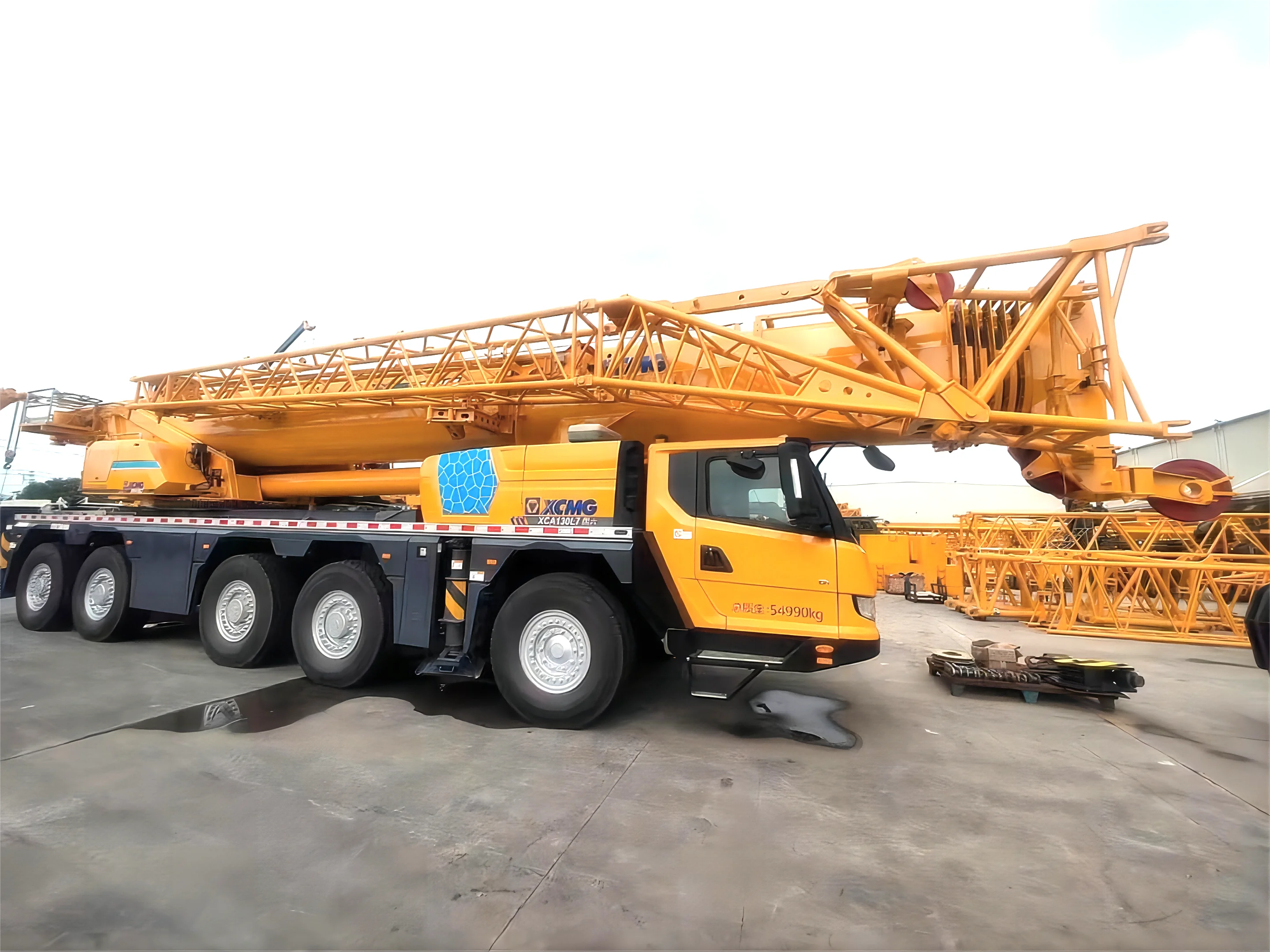 Xcmg Official Mobile Crane Machine Xca130l7 Used Truck Crane Xcmg For ...