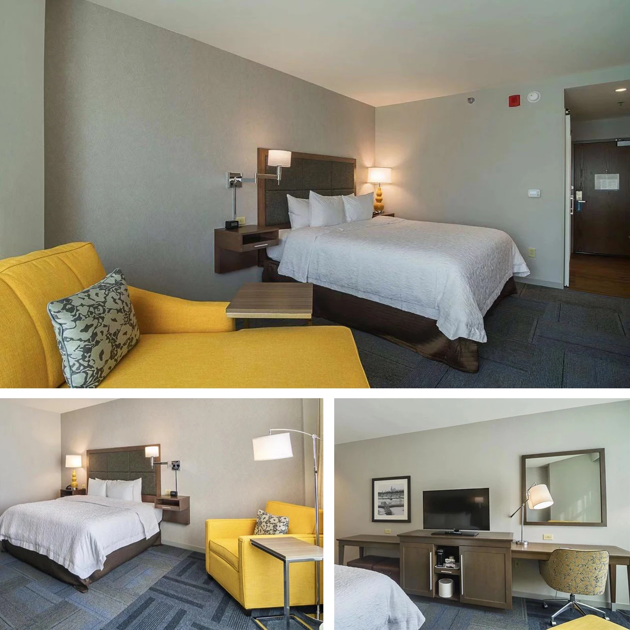 HP0120 производитель гостиничной мебели Hampton Inn современный дизайн столик для ванной комнаты под заказ Hotel