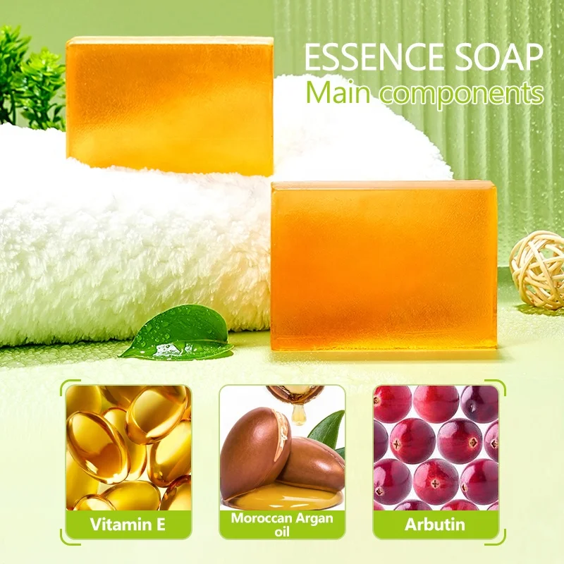 Private Moroccan Argan Oil Soaps Whitening Deep Cleaning Body Face Vitamin E Multi Functional Soap