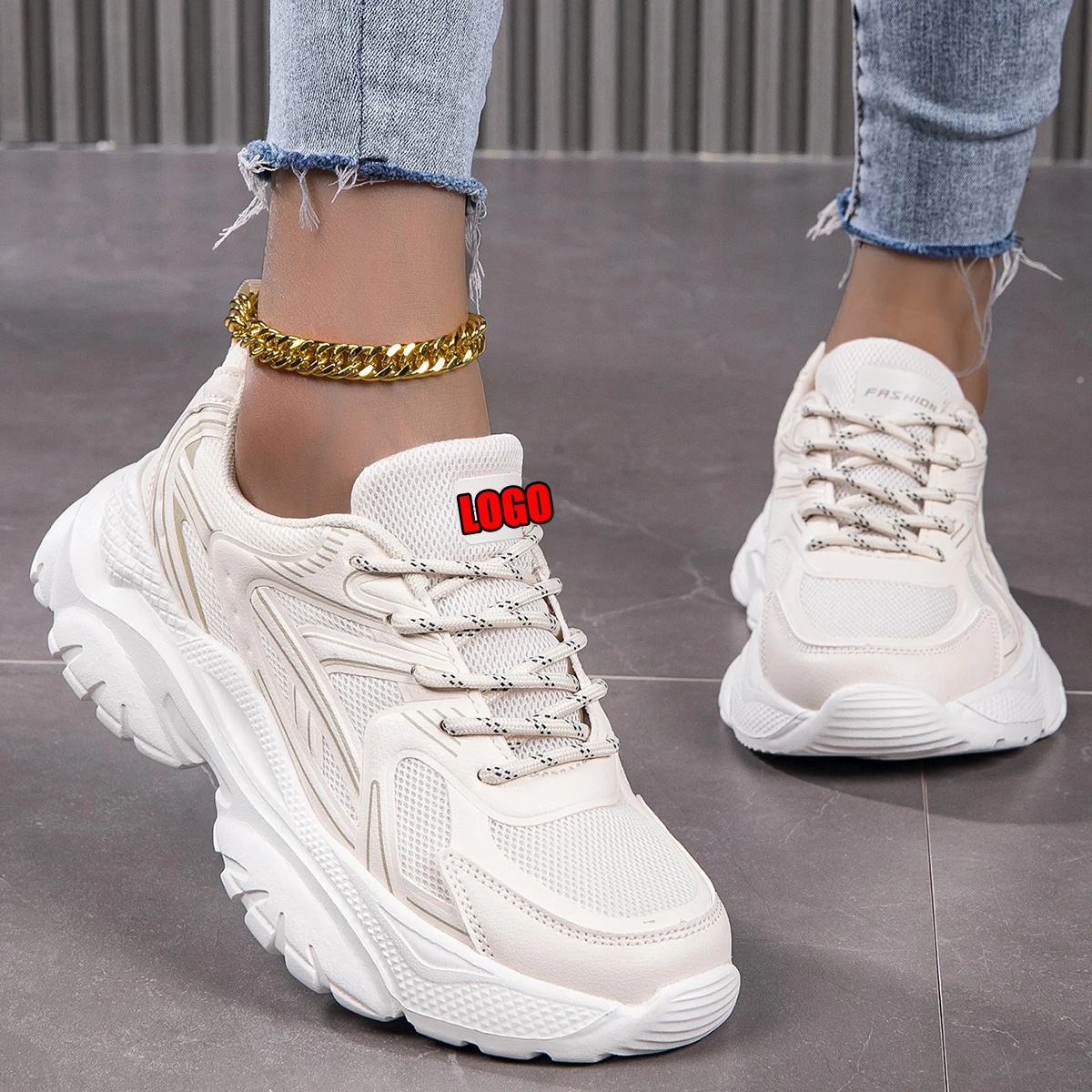 Platform Sneakers Asos Design White Trainers Asos White High