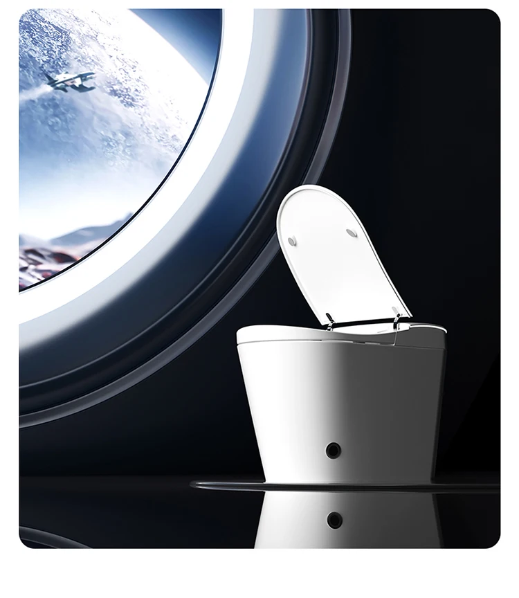 product hot sale automatic open wc electric bidet toilets intelligent toilet bowl foot touch sensor flush one piece smart toilet-29