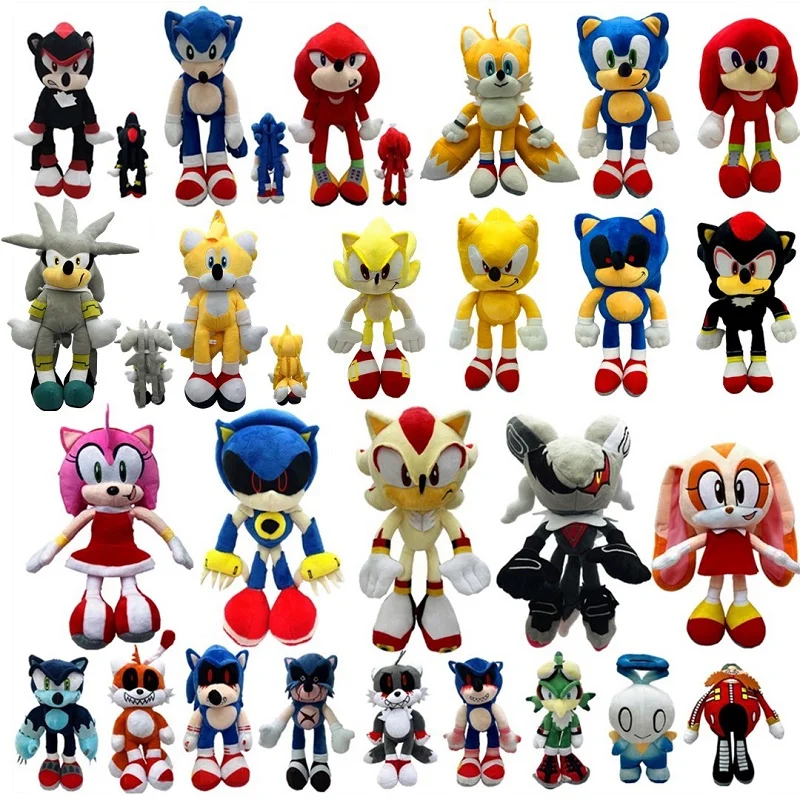 Roxgoct Wholesale 50 Styles Of Hedgehog Sonics Plush Toys Cartoon Games