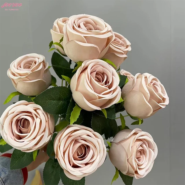 Wholesale Valentine's Day Loose Flowers Real Touch Rose Bouquet Giant Dried Flowers Preserved Rose Gift Box For Girlfriend.