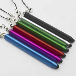 Stylus Active Mini Triangle Shape with Touch Screen for Smartphone Writing Headset Plug Lanyard Ball Pen