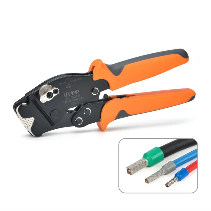 SN-TG16 Square Ratchet Crimper for End Sleeves and Ferrules 0.25-16mm2 AWG 24-6