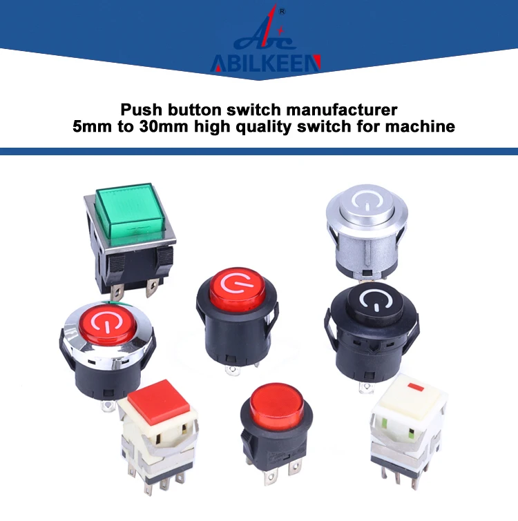 Illuminated Industrial Push Button Switch ( Enec Cqc ) - Buy Industrial 