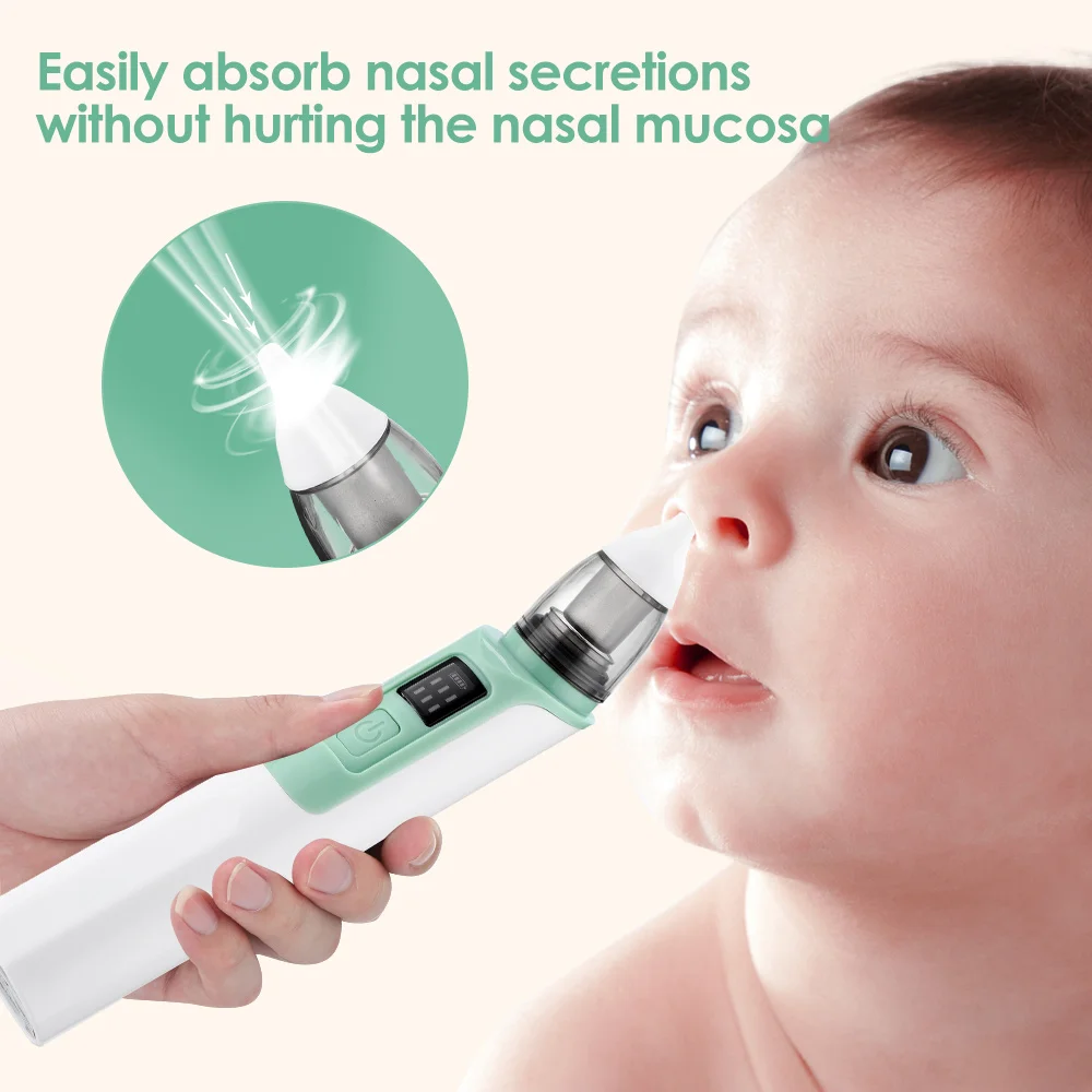 Custom Logo Smart Electric Baby Nose Suction Cleaner Electric Nasal Aspirator with Logo