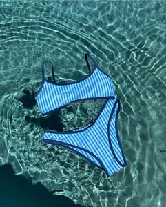 Womens Swim Suits Bikini Set  Luxury Custom Designer Swimwear Custom Print  Beachwear