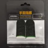 Black background, green flashing, silver green edge