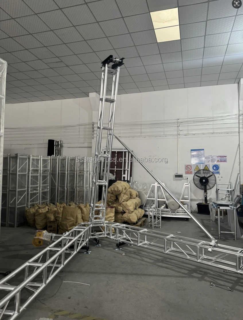 product aluminum line array truss stand lifting tower for speaker-9