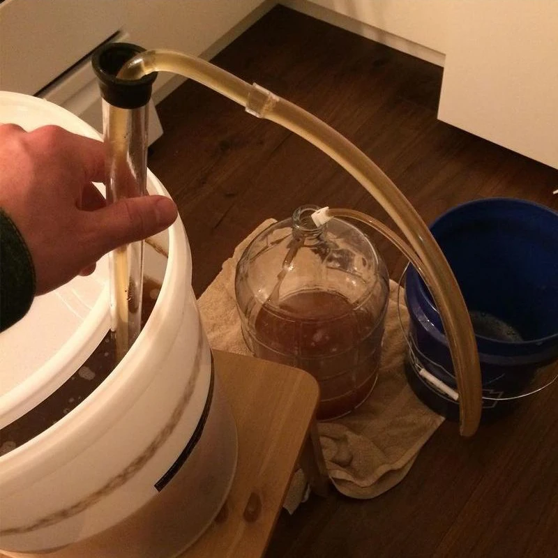 Auto Siphon Racking Cane,Homebrew Mini Siphon Rack With 5/16'' Siphon Hose,Brewers Simple Beer