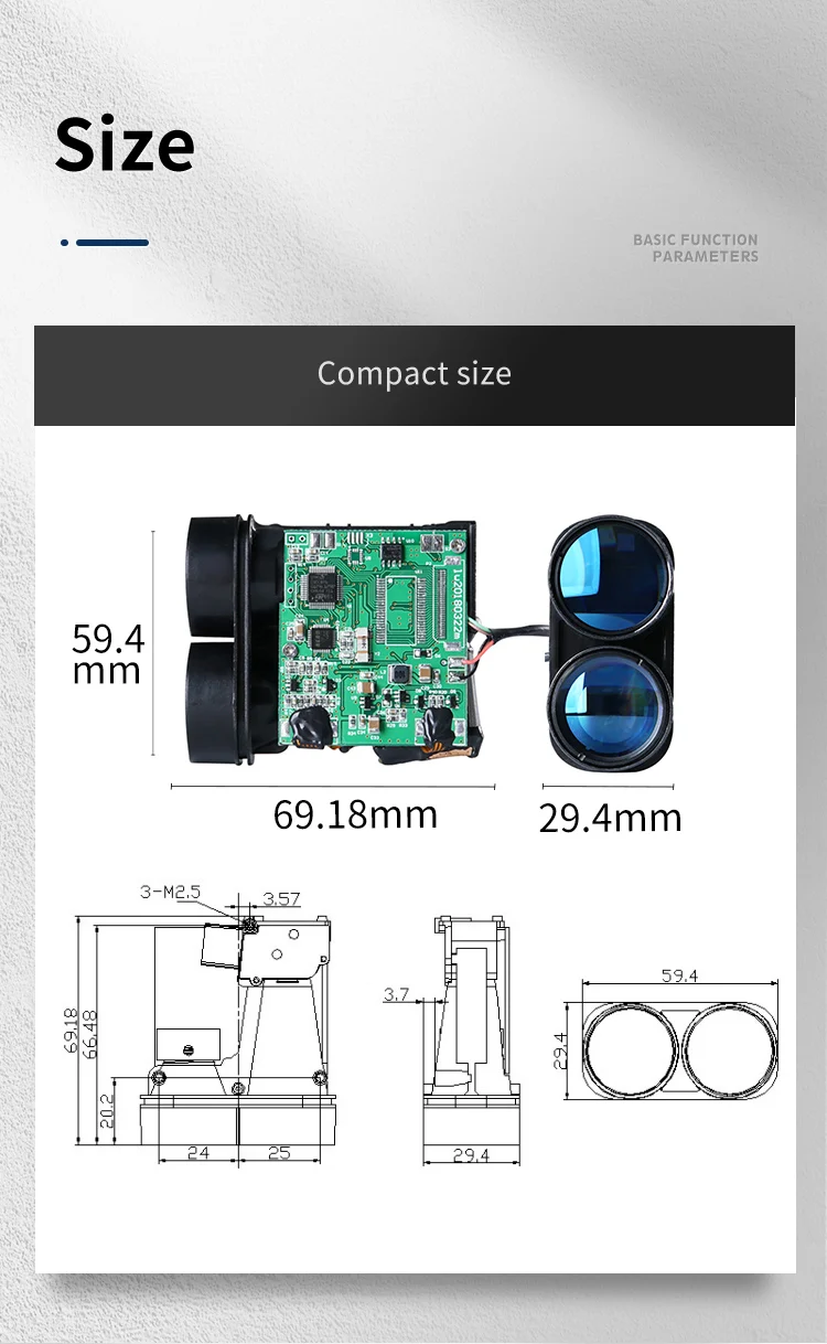 Standard Laser Range Finder Module - Precision & Custom Support