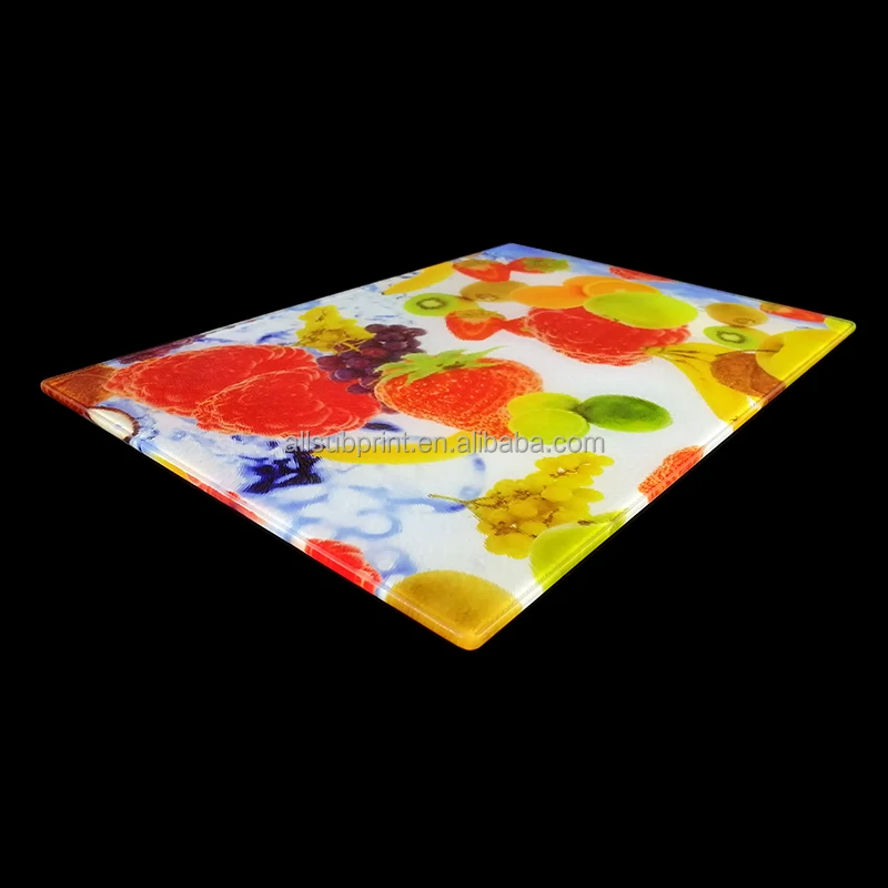 Decorative Rectangle Kitchen Chopping Cutting Boards With Silk Patten