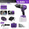 Drill with 2 pcs 6AH Batteries and 1 pcs charger