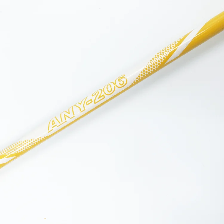 Woven Cover Steel Badminton Racket Brand Anyball 206 Racket Low Price for Sports  Offensive Type (Heavy Tip & Hard Rod) supplier