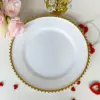 White background with gold edge