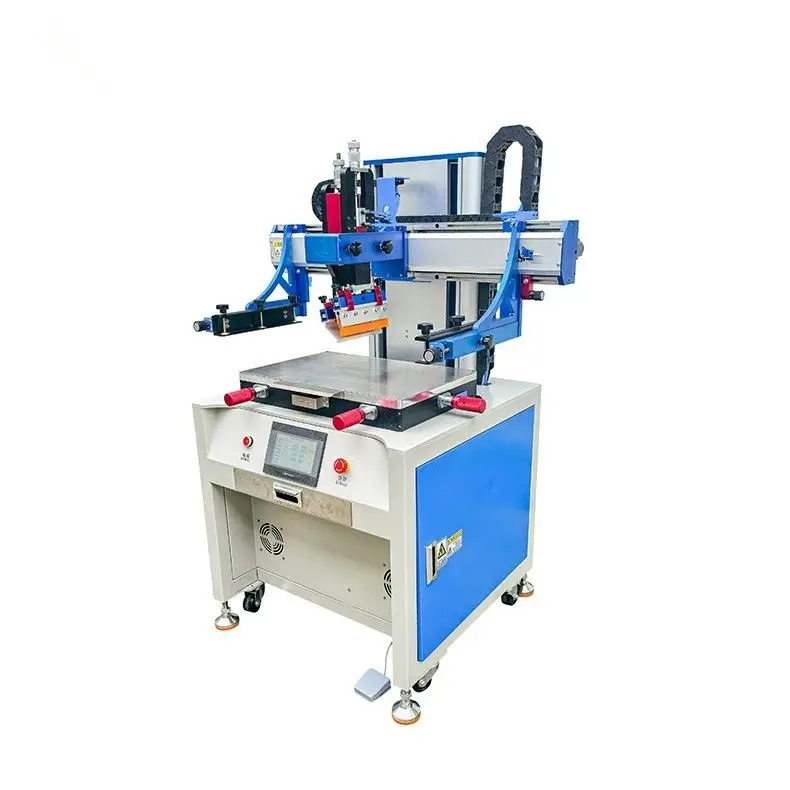 TEBAK Factory Price Single Color Rotating Workbench Pad Printing Machine Automatic Closed Ink Cup Flat Pad Printer