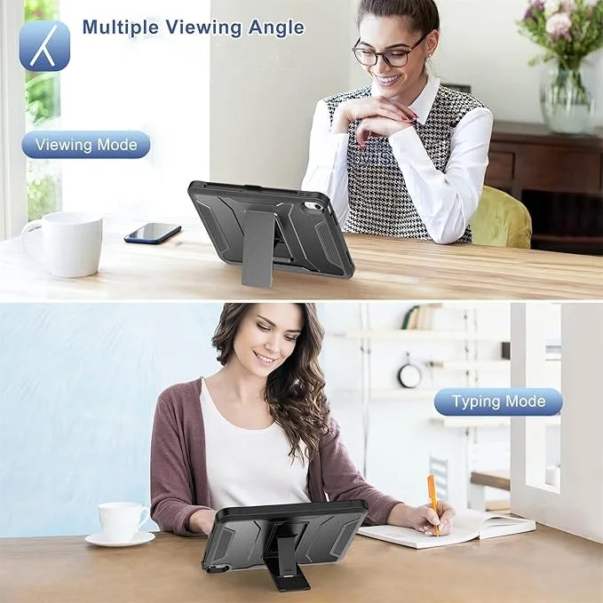 product laudtec pc back and flexible bumper tpu  holder cover designed tablet case for ipad a16 11 inch 2025 ipad 10th 109 inch 2022-6