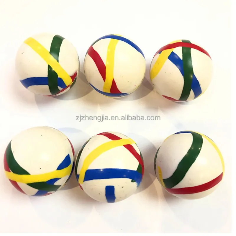 Wholesale Cheap High Bounce 27 Bouncy Balls Mix Bulk Bouncy Ball Promotion Bouncing Rubber Balls