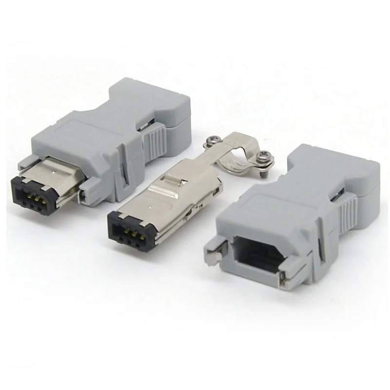 SM-6P IEEE1394 Plug CN3 Server 6core Encoder Head Male Connector 55100-0670 for Delta Cable