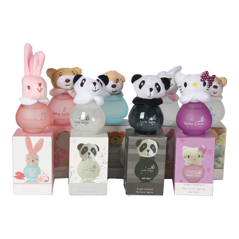 Factory Wholesale Baby Cologne 50ml Custom Kids Perfume Pink Bottle Mini Cartoon Unique Design Perfumes