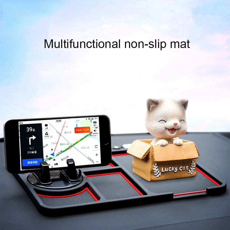 New arrival dashboard non slip multifunctional cell phone GPS holder mat pad for car