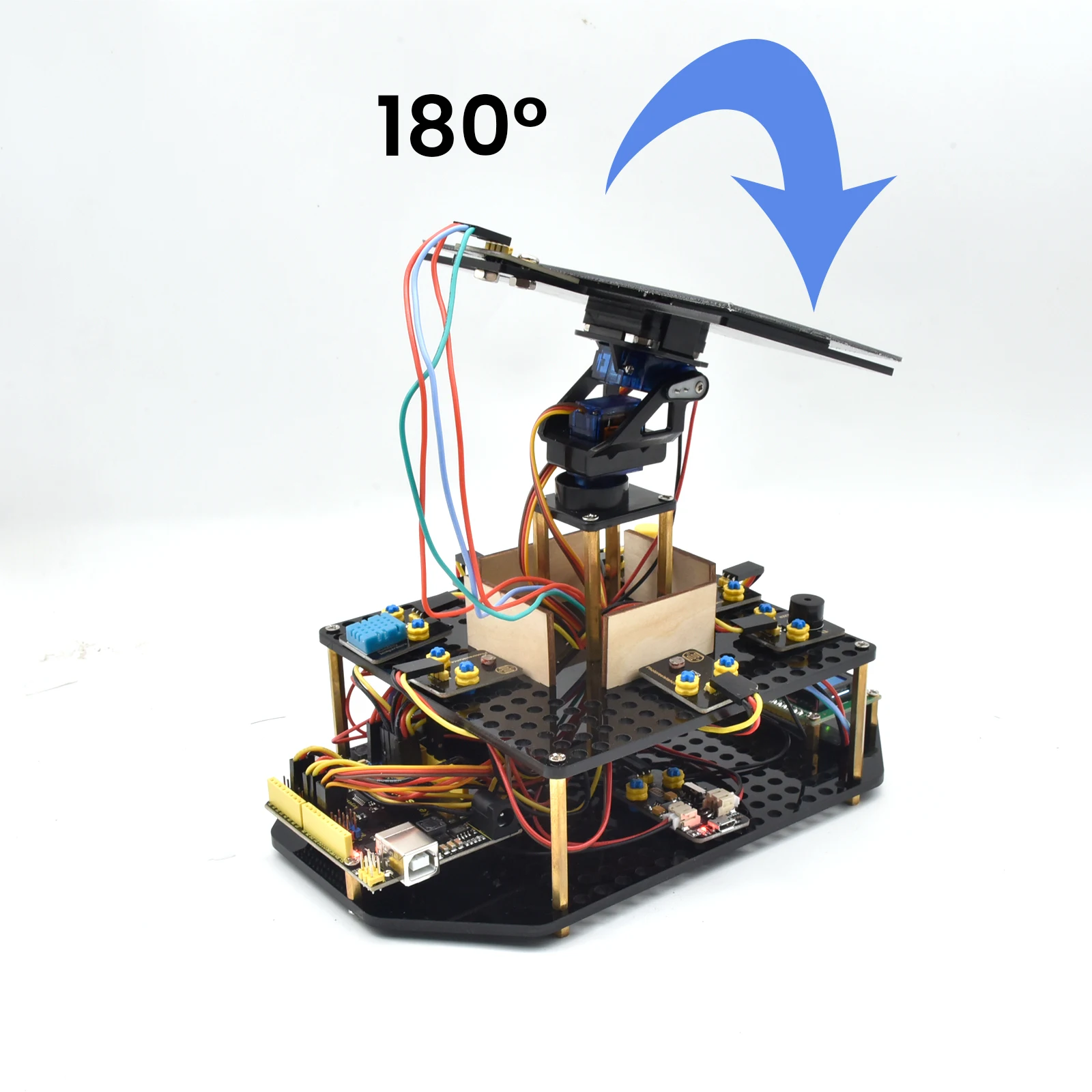 Factory DIY Solar Tracker Kit for Arduino Project Starter STEM Educational Kits for Kid