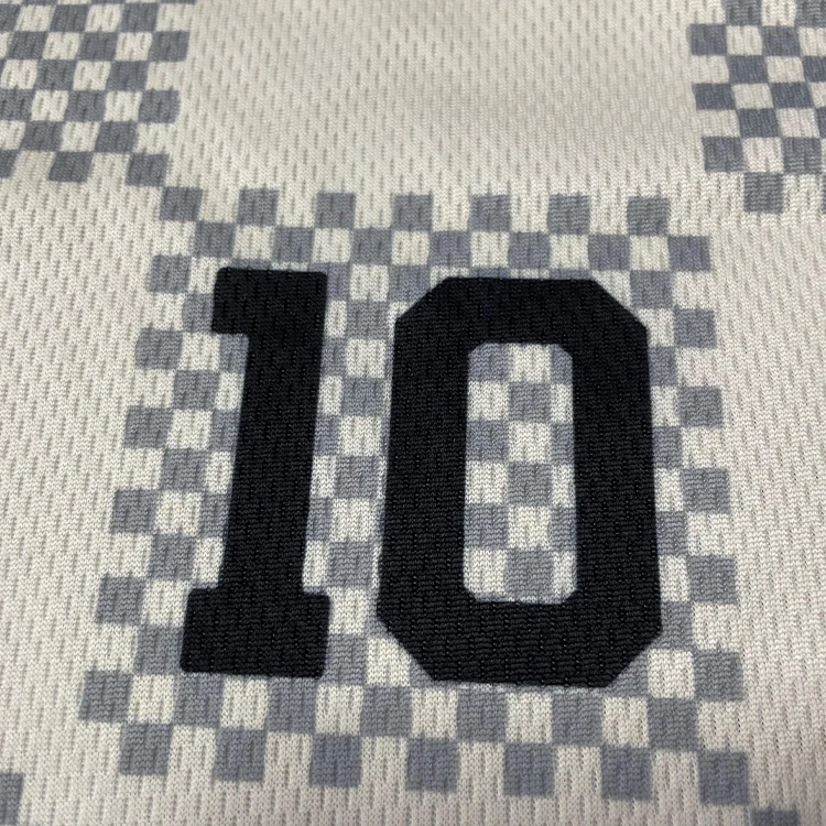 Custom Breathable Fabric Design Lattice Sublimation Football Soccer Shirts
