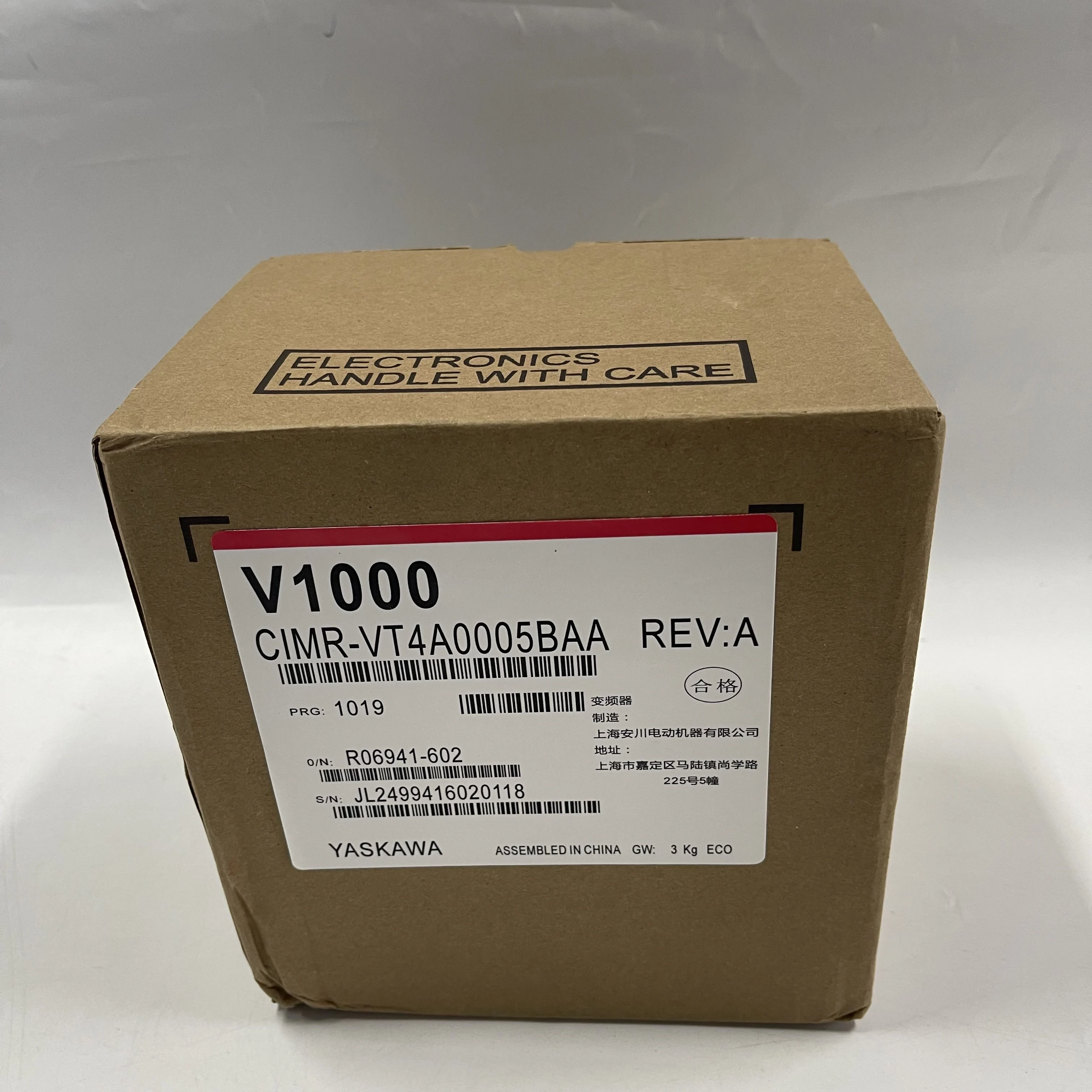 YASKAWA Inverter Drive CIMR-VT4A0005BAA V1000 Series YASKAWA Inverter Drive CIMR-VT4A0005BAA V1000 Series