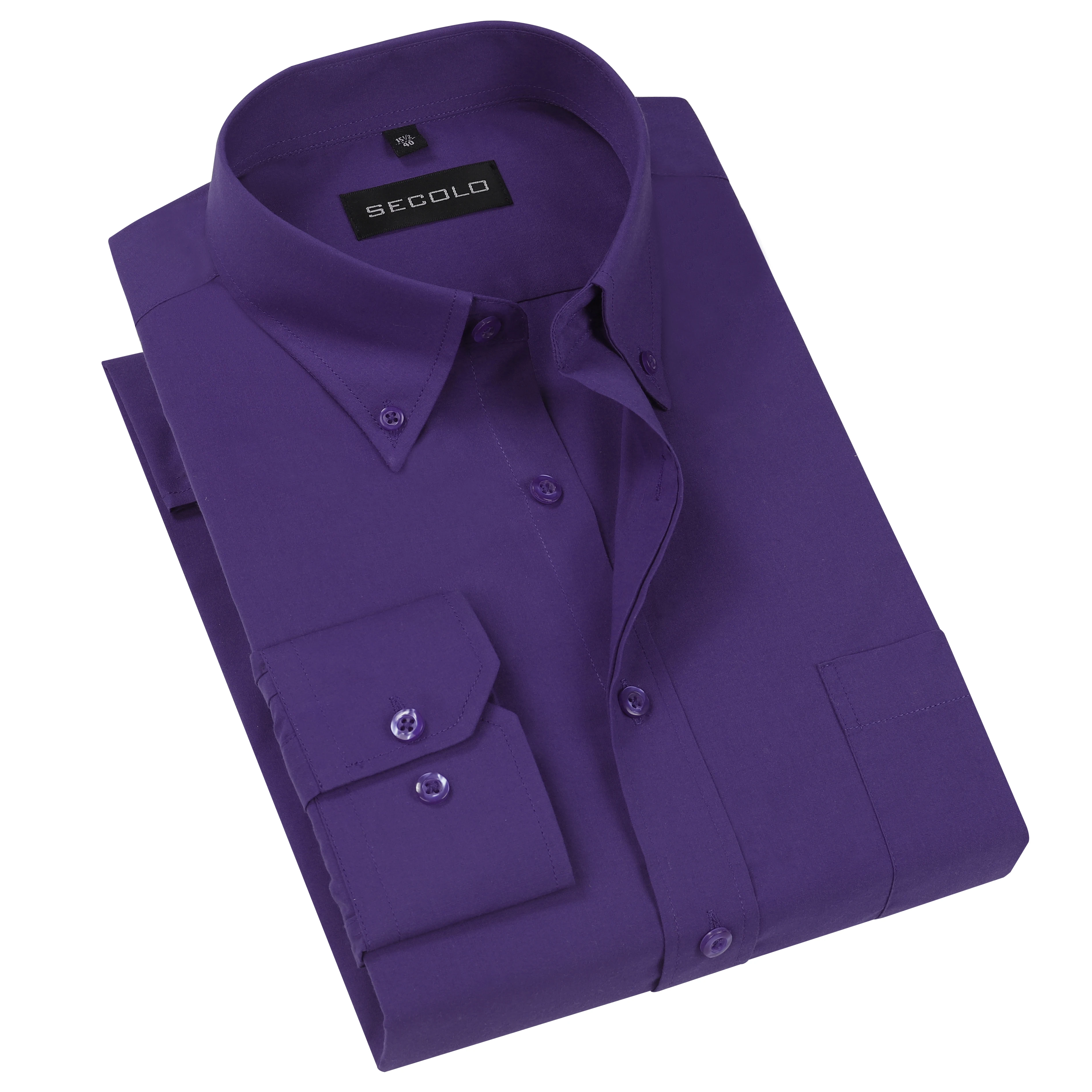Shop Our New Men's Long-Sleeved Shirts - Spring Solid Colors