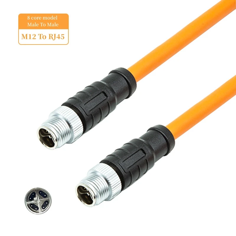 Original M12 To Rj45 Cable Cat7 Ten Gigabit High Flexible Drag Chain 4 ...