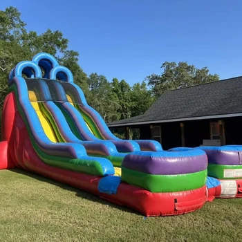 Giant inflatable Theme slide Inflatable Bouncer With water Slide New Party game Combo For Sale