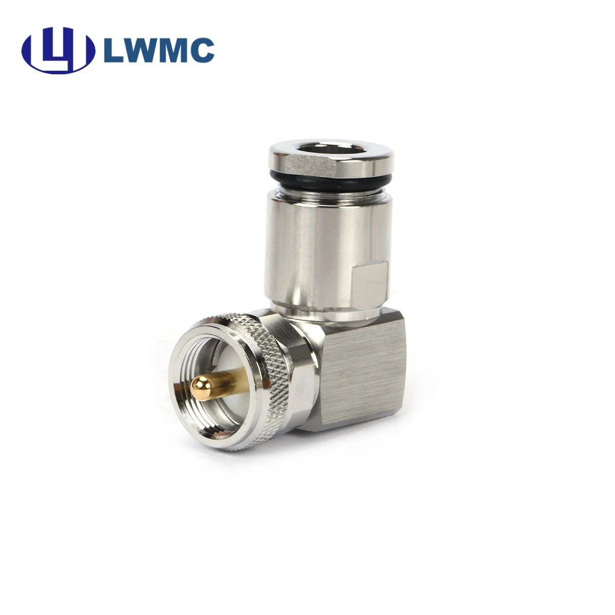 Hot Selling Good Efficiency Pl259 50 Ohm UHF Male R/A Clamp for M&P Flex 10mm Cable