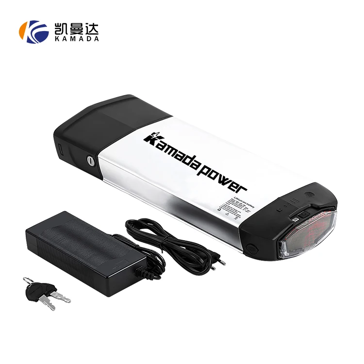 Deep cycle rear rack lithium ion battery for ebike 36v 11ah electric bicycle battery