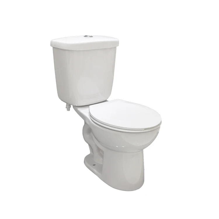 Cheap America Elongated Dual Flush Siphonic Flush Sanitary Commode Toilets Bathroom 300mm WC