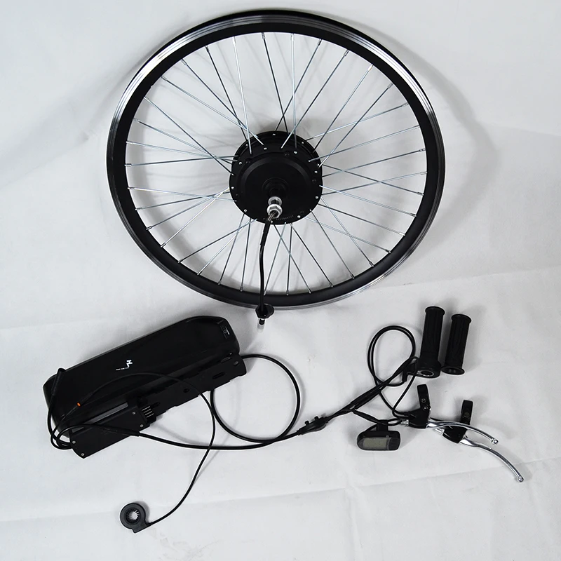 Kit De Conversion Vélo Électrique TBvechi 36V 350W - Roue Arrière 28 Pouces - Complet