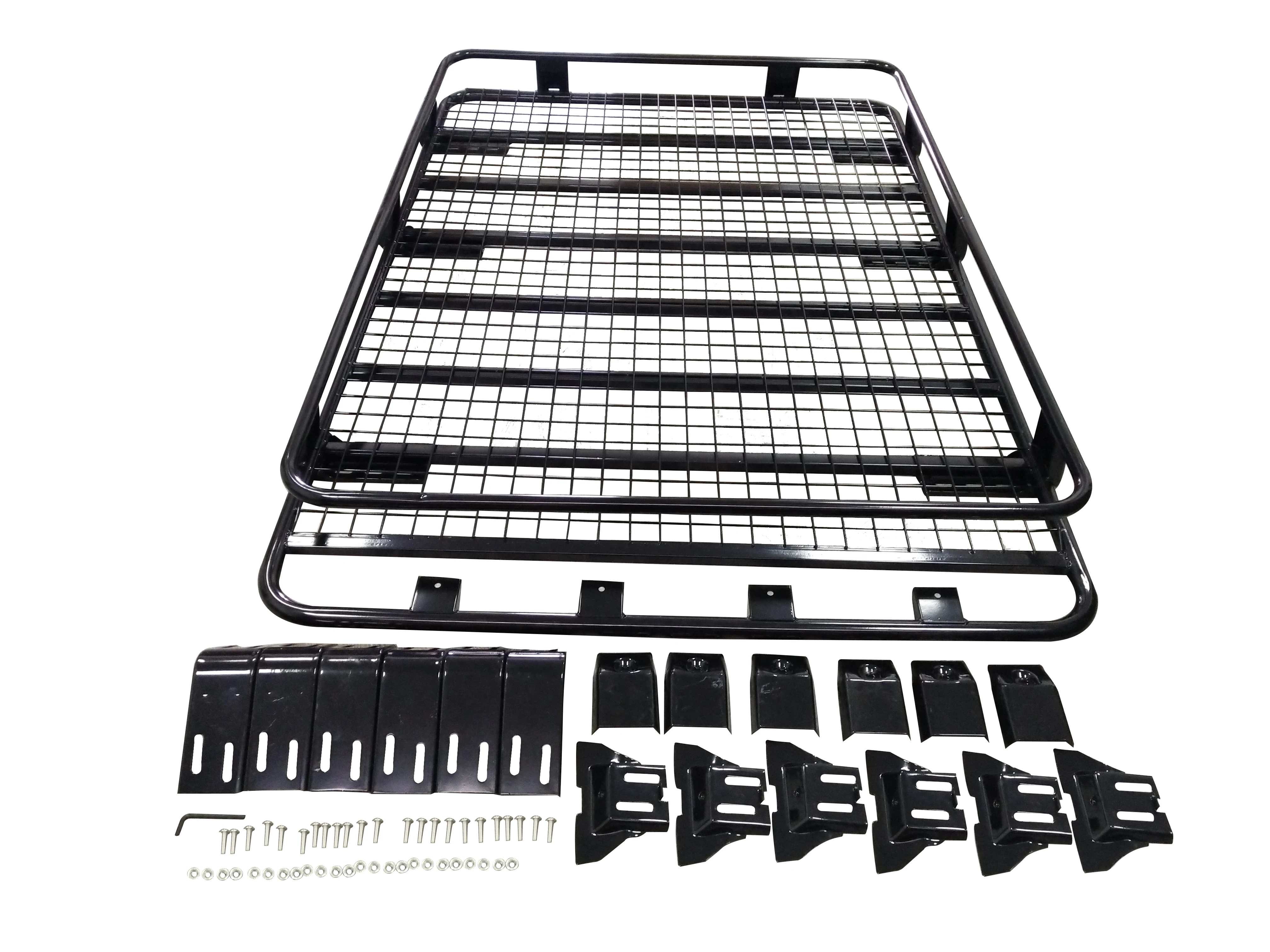 Q2 Universal Iron Steel Roof Rack Luggage Rack Carrier Basket Roof