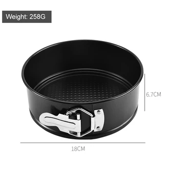 8 Inch Non-stick Cheesecake Pan Springform Pan with Removable Bottom /  Leakproof Cake Pan 