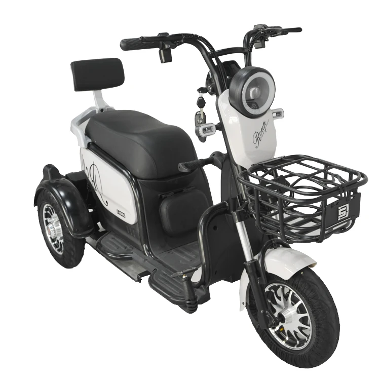 Three Wheel Double Seat Electric Electric Tricycle for Adults