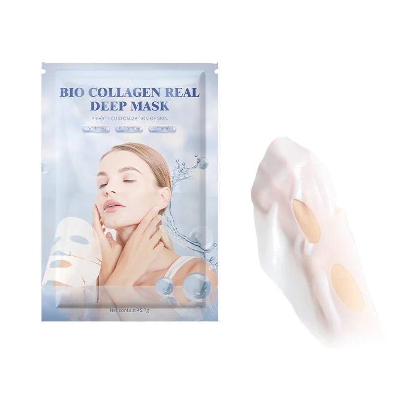 OEM Multiple Amino Acids Moisturizing White to Transparent Hydrating Collagen Facial Mask