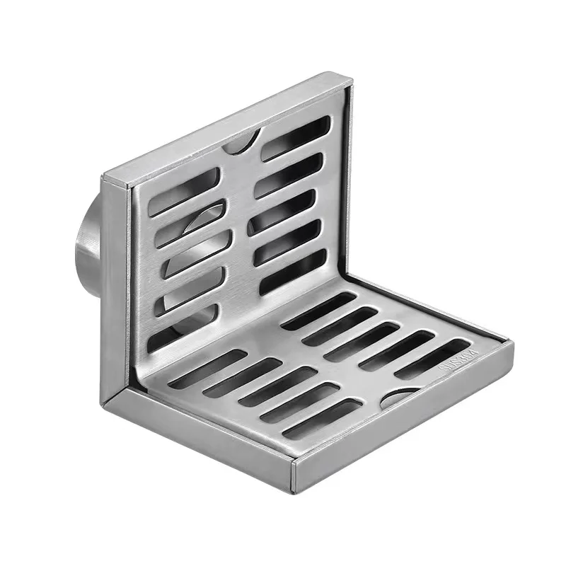 L Shape Wall Side Drainage Shower Water Drain Bathroom Side Outlet Wall ...