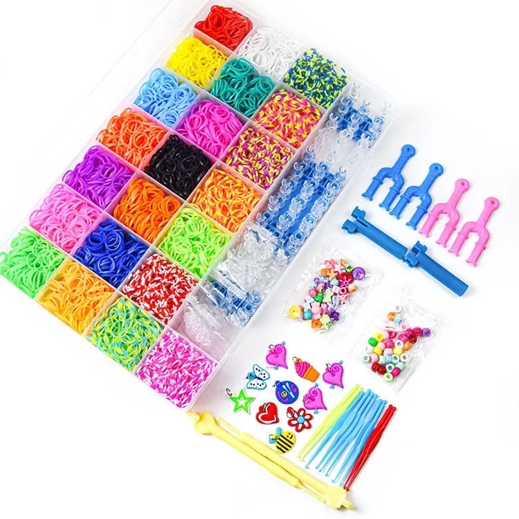 Buy Wholesale China Rainbow Hand-knitted Band Loom Kit Diy Educational Toy  Rubber Band Set & Loom Band Bracelet Kit at USD 3.5