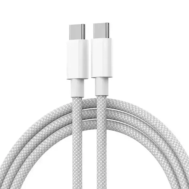 2023 New Style For Iphone 15 Cables 60W Type C to C Braided Designs 1m Macaron Fast Charging Pd Data Cable