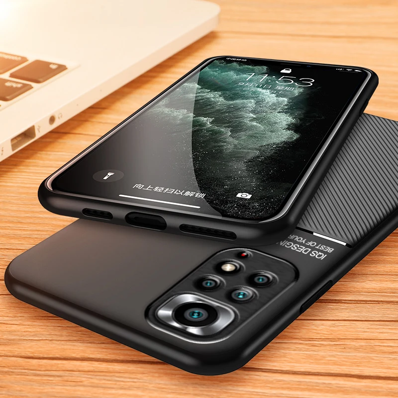 For Redmi Note 11 Pro 5G 11T Pro 11 4G Luxury Magnetic Phone Cases for iPhone 13 14 Pro Max Case for Samsung S22Ultra