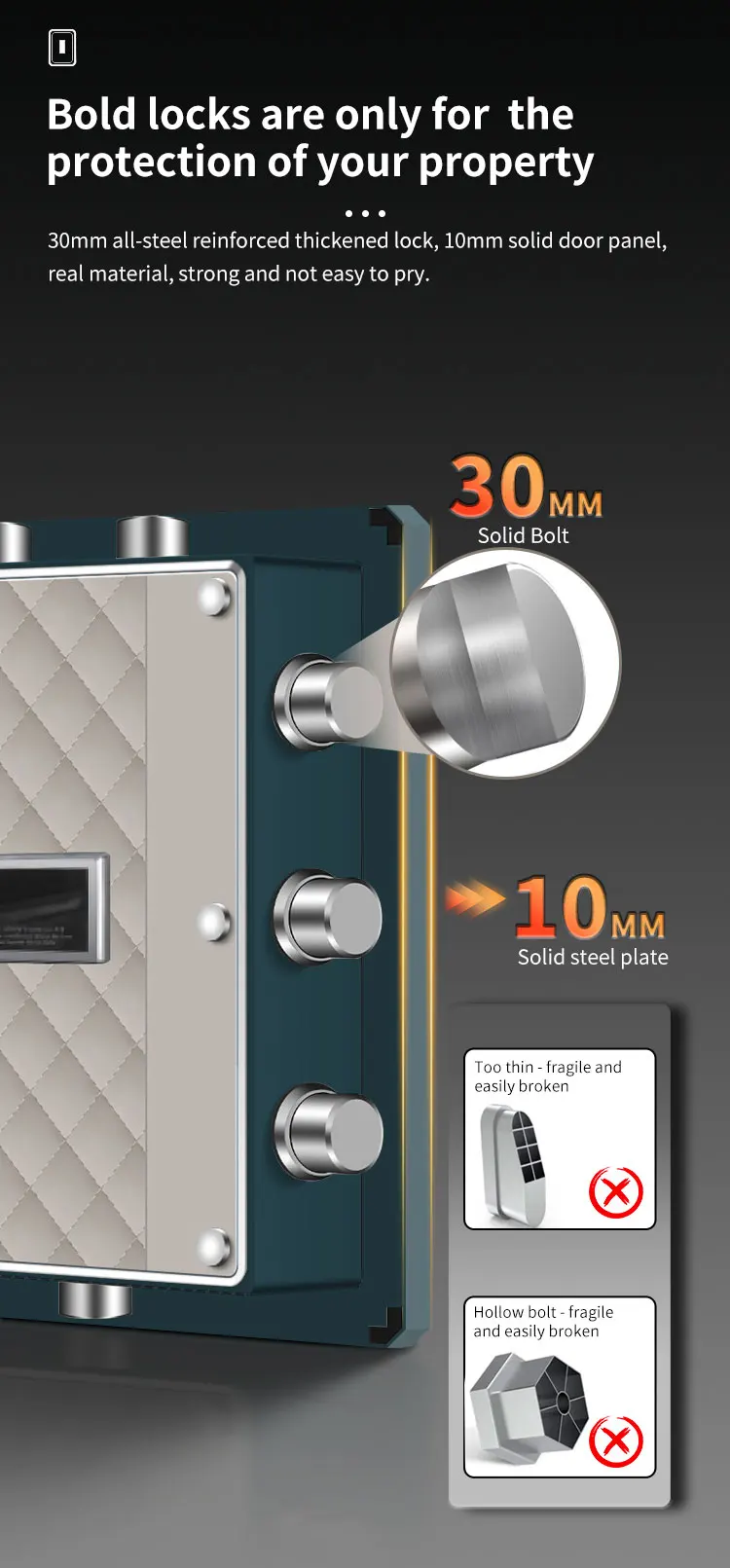 CEQSAFE Large Digital Safe Box Smart TUYA APP WIFI Anti-Theft Secret Safe With Combination Lock Key Remote Opening Safe Box supplier