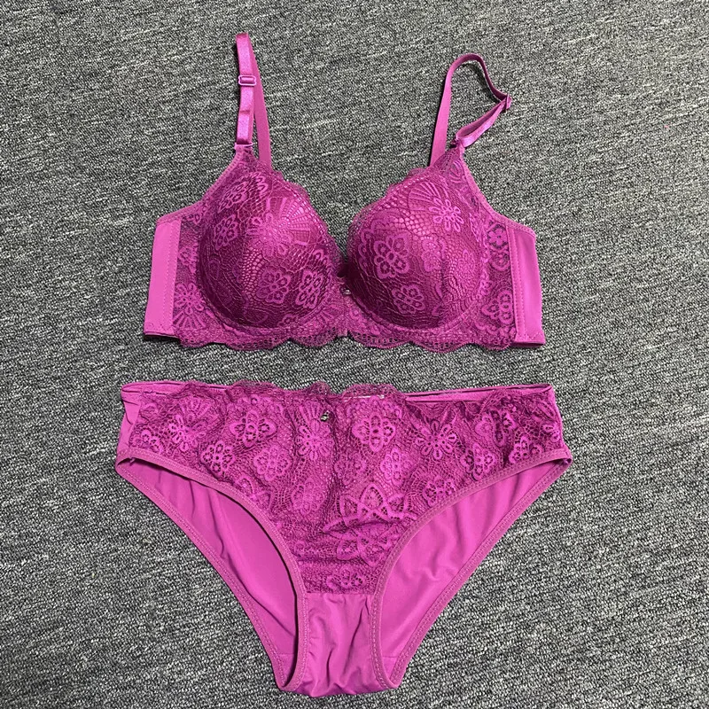 Customized Ladies Bra And Panty Sets Women's Bralette Woman Underwear